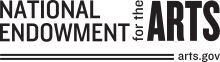 NEA black on white horizontal logo