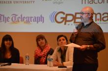 arts journalism panel discussion in Macon, Georgia